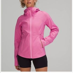 Lululemon Break a trail jacket pink blossom size 6